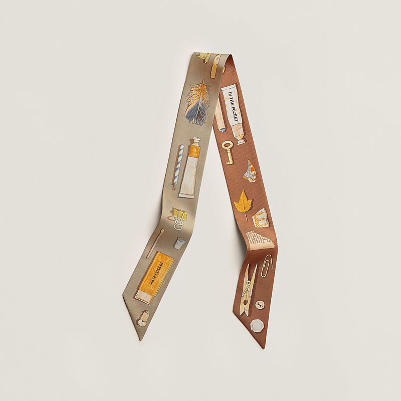 HERMES ツイリー In the Pocket Twilly 直営店ラッピング 自分への誕生日プレゼント選び、続きの話2 エルメスツイリー